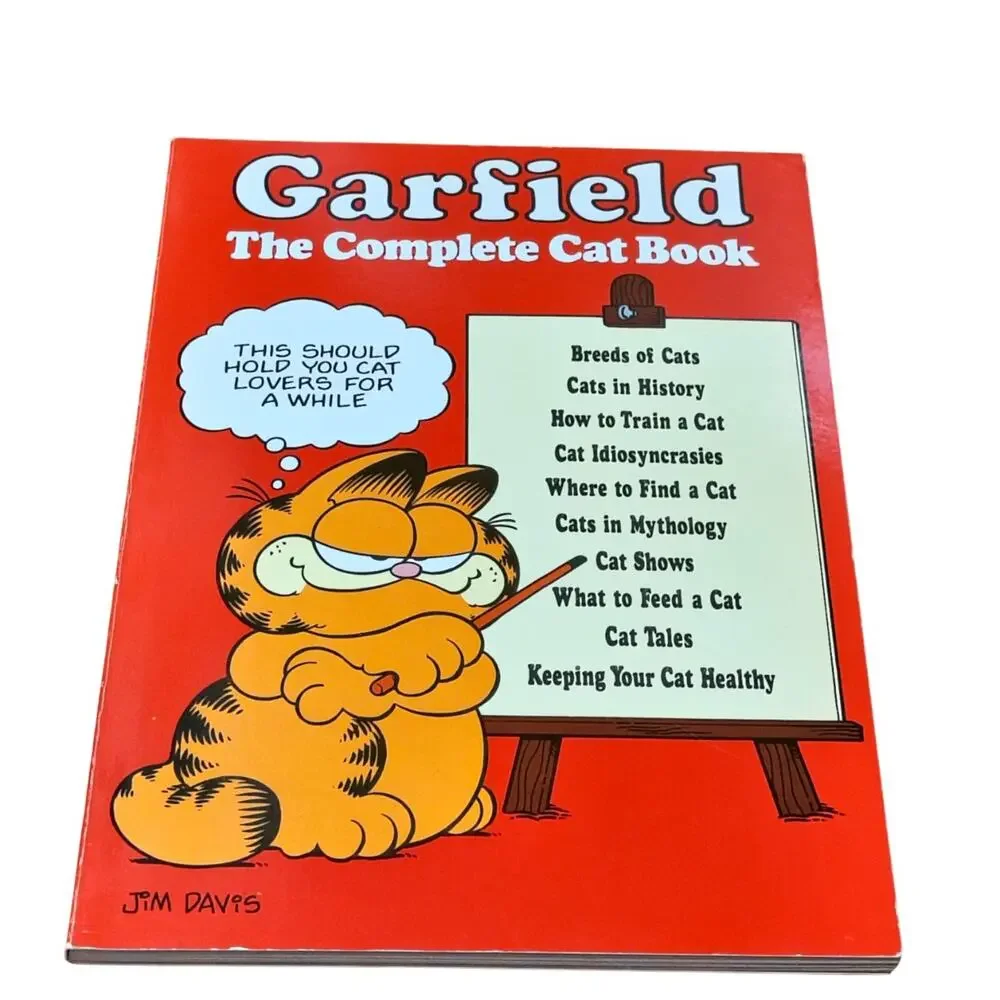 Garfield Complete Cat Book Illustrated Reference by Jim Davis Random House